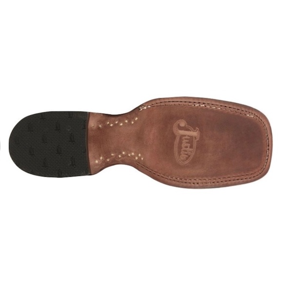 Justin Cowgal Black Full Quill Ostrich Western Boots (Size 9B) - Picture 8 of 9